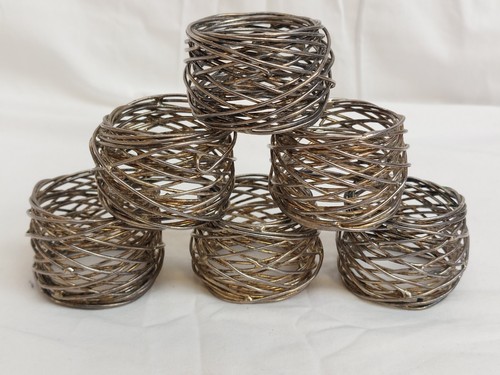 Set twisted wire napkin - set, 6