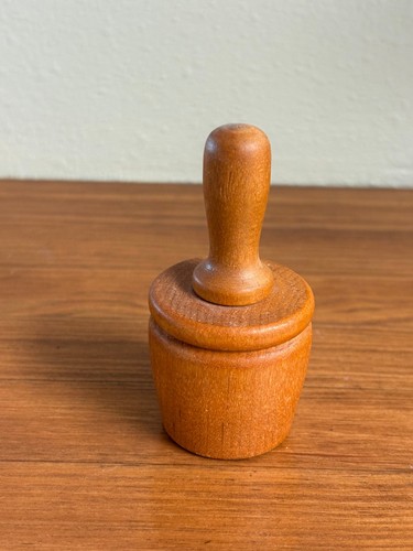 Vintage wooden butter press - vintage,
