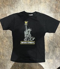 Adidas 2019 Beyond The Streets NYC Statue of Liberty Mens Small T-Shirt Black