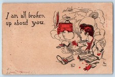 Humor Postcard Morbid Car