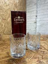 A pair of rare Dewars Rocks Glass