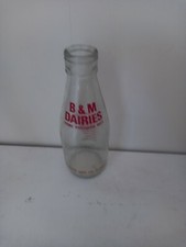 Milk bottle advertising m - bottle, (b