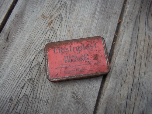 Vintage elastoplast tin first - elastoplast, tin,