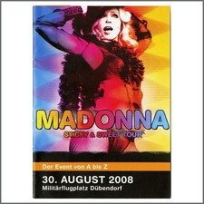 Madonna 2008 Sticky & Sweet Tour Concert Programme (Switzerland)