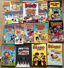Collection Of Beano Dandy Topper Annuals 80s And 90s