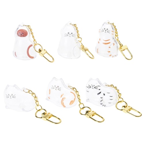 Clear cats shape keepsakes - cats,