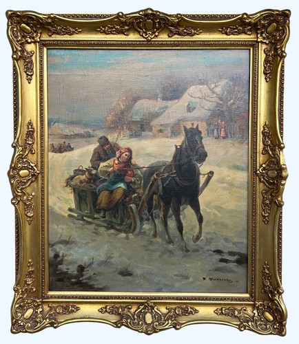 Landscape winter snow - winter, holiday