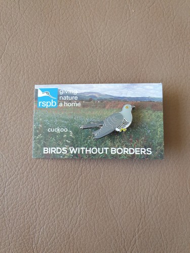 Rspb cuckoo enamel pin badge - cuckoo,