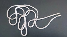 HOODIE DRAWSTRING REPLACEMENT WITH AGLETS GREY CORD SILVER  AGLETS