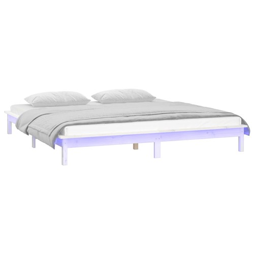 Solid wood led bed frame - solid,