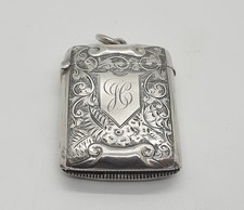 Sterling Silver Vesta Case