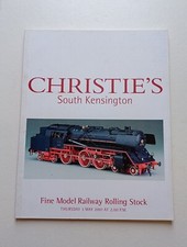 Christie’s Auction Catalogue - Fine Model Railways Rolling - Thurs 3rd May 2001 