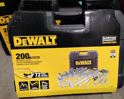 Dewalt 200 piece mechanic tool - 200,