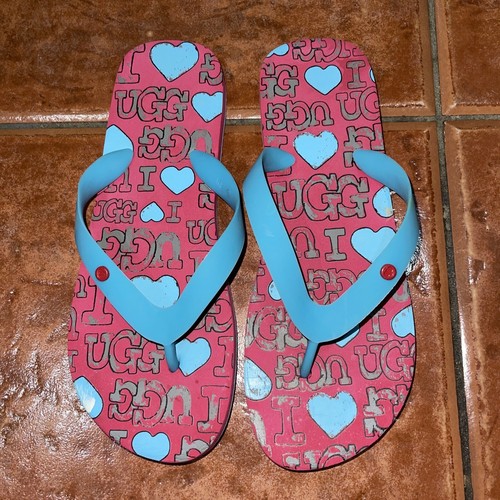Ugg pink blue heart - blue,
