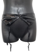 Ladies Black Gloss PVC