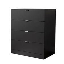 Modern White Chest of Drawers Tall Wide  4 Drawer Bedroom Furniture Cabinet