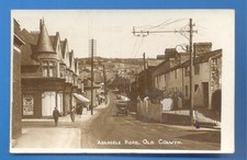 ABERGELE ROAD,OLD COLWYN.REAL PHOTOGRAPHIC POSTCARD POSTED 1930