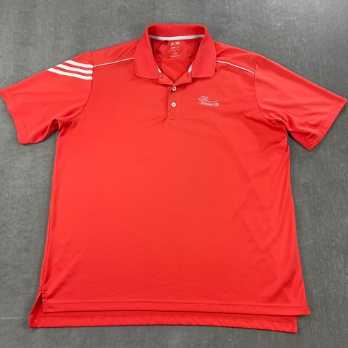 Adidas mens large red - red, polo