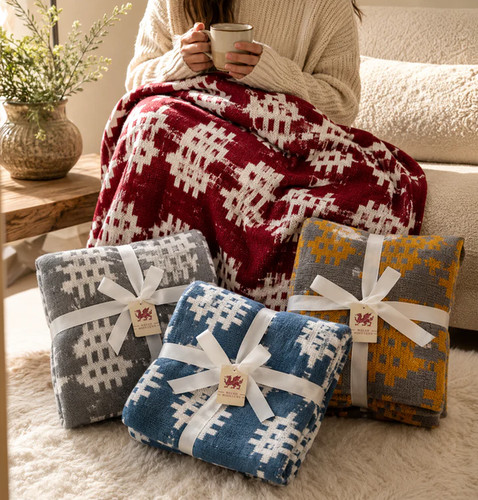 Welsh tapestry throw soft - welsh,