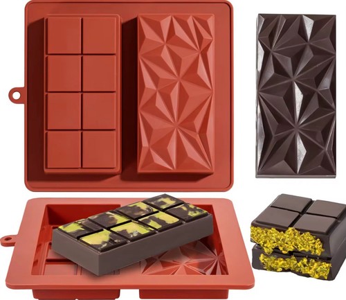 Silicone deep chocolate - silicone, bar