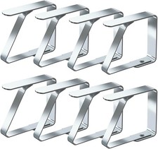 Table Cloth Clips x8 NEW