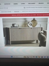 mango wood sideboard with
