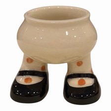 Vintage Ceramic Walking Egg
