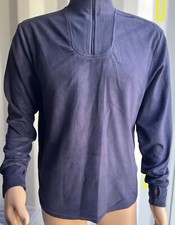 Navy Blue Norgi Thermal Fleece Royal Jumper Long Sleeve zip neck British Army