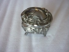 Vintage French Pewter Casket