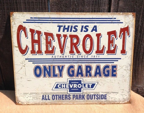 Vintage chevy only garage - chevy,
