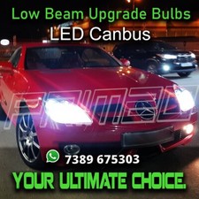 Mercedes SLK R170 R171 R172 LED Xenon White Lights Bulbs Low Beam Headlights