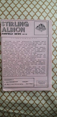 Stirling albion clydebank - stirling,