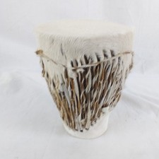 Animal Hide Skin African Djembe Bongo Rattle Percussion Hand Drum (h25)