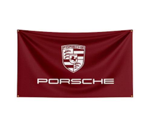 Porsche banner flag - porsche,