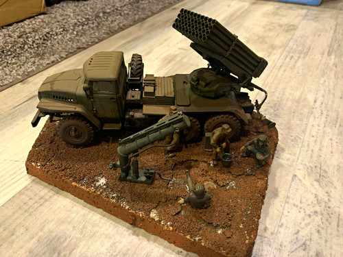 Soviet grad 122 - bm-21, mm