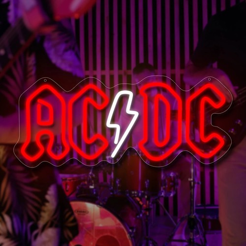 Band neon sign - ac/dc,