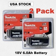 2 x Makita BL1860B-2 18V LXT