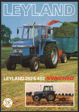 LEYLAND "282 & 482 SYNCHRO" Tractor Brochure Leaflet