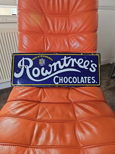 Enamel advertising sign - enamel,