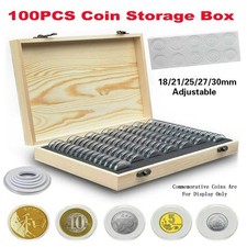 100PCS Coin Capsules Holder