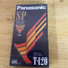 Panasonic T-120 Blank VHS Tape General Use SP Special Premium