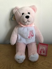 Holy Bears Dance Ballet Ballerina Pink Teddy bear inc Tags Holy Bible Verse RARE