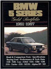BMW 5-SERIES (E28) SALOON (INCL M5 , M535i & ALPINA B9) 1981-87 ROAD TESTS BOOK