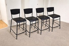 IKEA Black Bar Stools – Set