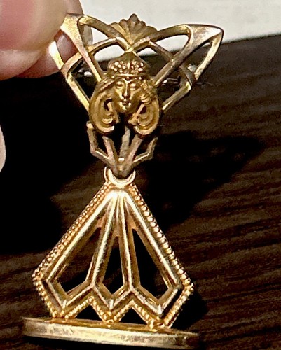 Victorian gold fill nouveau - victorian,