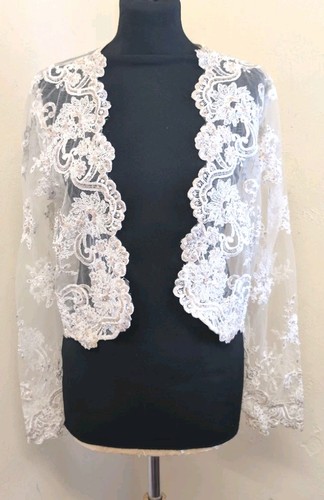 Ivory lace embroidered bridal - ivory,