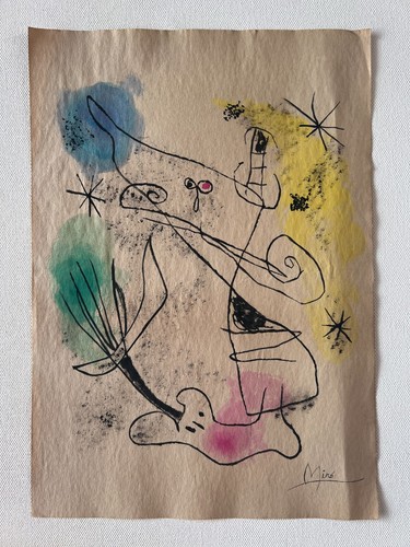 Joan miro drawing paper - joan,