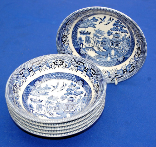 Set willow pattern - set, 6