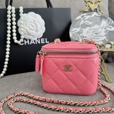 CHANEL Mini Vanity Bag CC Logo