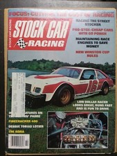 STOCK CAR RACING OCTOBER 1980 DEBBIE TOBIAS TERRY BOURCY WOODY HATTEN DODGE 